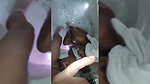 With my step-nephew in the bathtub