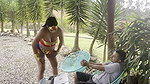 Wonder Woman Cosplay, Pregnant Fucking with Villain Until All the Semen Comes Out of Him