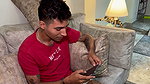 Young man finds dirty pictures on his hot stepsister’s cell phone and convinces her to fuck with him – Thiago Lopez
