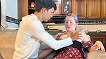 YOUNG STEPMOTHER TEMPTS HER STEPSON BY LETTING HIM TOUCH HER IN HER PRIVATE PARTS