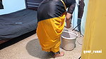 4K Hot Desi Housemaid Having Sex with Landlord Stepson While Cleaning