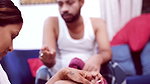 Chhoti step sister ka pati mar gya to uske step brother ne bur choda