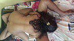 My wife stepsister trying 69 position in bed