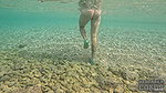 Brille – Underwater Naked Swimming In The Sea While On Vacation With Brille