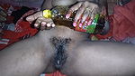 Hand and bottle ? inside the bhabhi pussy