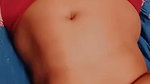 Desi girl showing red bra and panty and removing it murge video