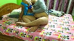 Indian Bhabhi Desi Sex in Blue Saree- Hard Indian Sex Video