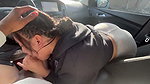 Horny Babe Gives Wet Blowjob Then Gets Fucked Rough In Car