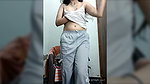 Horny Girl in white top Teasing by Showing her boobs 2
