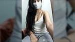 Horny Girl in white top Teasing by Showing her boobs 2