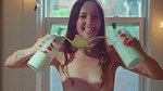 Lea Rose Sebastianis nude scene, pouring milk on tits – Please Love Me 2024 2
