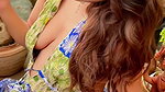 ROSHNI GLAM BABE BOOBS AMPLE CLEAVAGE TEASE 2