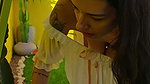 TOO EXOTIC BABE HANGING CUM DESERVING BOOBS EXPOSE DURING GARDENING 2 1