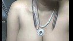 Tamil Aunty on cam show with erect nipples 2