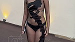 URFI JAVED HOTIEE SEXY IN SEE THRU DRESS SEDUCTIVE 2