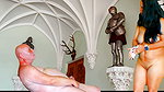 A QUEEN AND A BUTLER IN A CASTLE WITH ADAMANDEVE AND LUPO