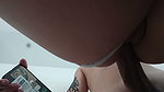 A quickie with my coworker, I left the cream in her pussy