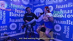 Andrea Pardo cums 5 times! in a row on the sex machine at Juan Bustos Podcast