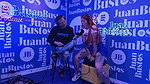 Andrea Pardo cums 5 times! in a row on the sex machine at Juan Bustos Podcast