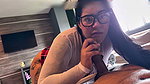 Big-butted Student Lets Her Ass Be Filled with Cum to Pass the Course