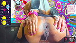Bigger dildo sexy Damita LOVE big gapes anal fingers and orgasm daddlove