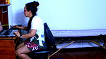 Boss Seduces a Secretary with Garabas and Olga