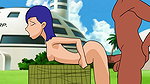 Bulma with Vegueta, Dragon Ball Z