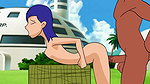 Bulma with Vegueta, Dragon Ball Z