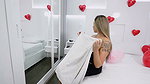 Busty Colombian babe welcomes her traveling lover with a hot surprise