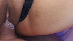 Cheating Wife Masturbates and Gets Fucked Like a Whore on the Table Without a Condom
