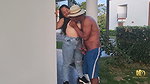 Eating coconut and sucking cock Rioc and Anita spend the afternoon