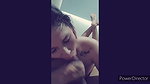 Eating his cock like a angry hore