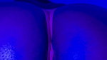 Ebony Goddess Leaking Neon Thong & Dildo Squirt