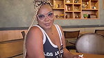 Ebony Mommy Fucks Her Lover Before Her Parents Arrive