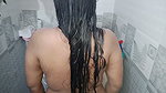 Desi Indian stepmom Her stepson fucked her while she was taking a shower, her stepson got horny after seeing her,