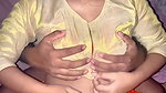 Desi Village Bhabhi big boobs Milking and licking pussy