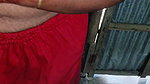 Scene of wife getting dressed while bathing