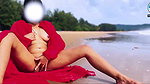 Public Beach Masturbate and Squirt