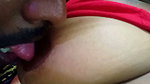 They are licking and biting Ammu’s breasts, which have been smeared with honey 109
