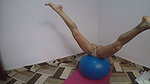 Atletic skinny women Word out sexy lingeri free pussy