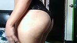 Blonde Latina’s big ass at home