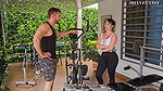 Busty blonde student Tatiana Alvarez fucks fitness trainer Brian Evansx