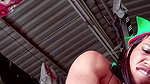 Christmas Day Very Nasty and Wet My Feets and Squirt Fucking My Banana Toy Honey