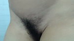 Close up of sexy hairy pussy nature