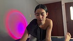 Cumshot on stepsister while guests are at home