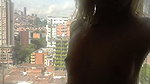 Dancing at the window in full view of the neighbors