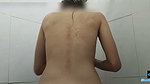 Delicious hot bath with hairy vagina