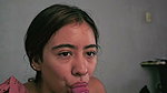 Great blowjob from amateur Latina slut and pornstar