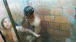 I get my wife taking a bath so I get undressed to shower with her and finish with a great fuck and anal creampie