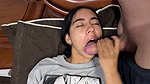 I help my little stepsister with sex and I fuck her and end up cumming in her pussy